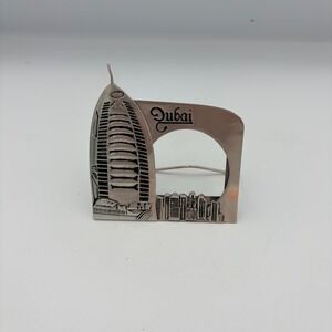 Dubai Souvenir Metal Building Skyline Photo Frame Desk Display